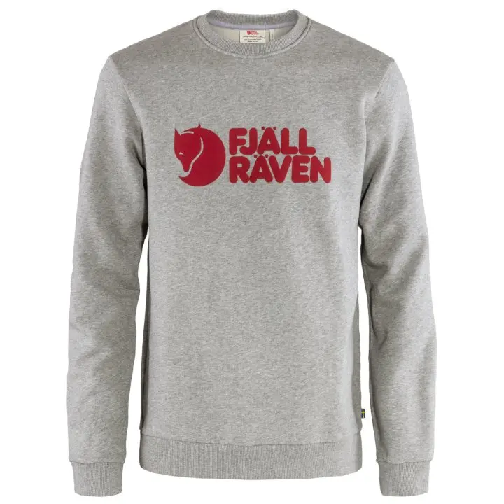 Fjallraven_Logo_Sweater_M_84142-020-999_A_MAIN_FJR.jpg Farbe: Grey / Melange - Fjällräven Logo Sweater M