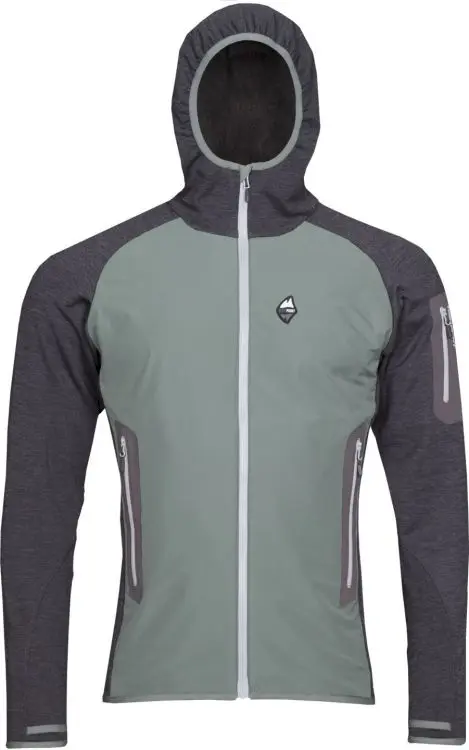 Farbe: Laurel Khaki / Antracite - Merino Alpha Hoody 