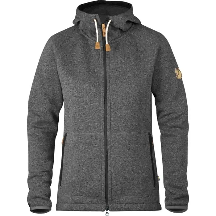 Ovik_Fleece_Hoodie_W_89516-030_A_MAIN_FJR.jpg Farbe: 030 Dark Grey - Övik Fleece Hoodie W
