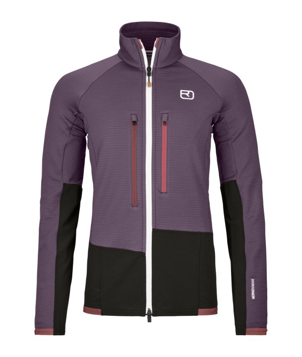 87303-39501-FLEECE_RIB_JACKET_W_wild_berry-B-01.jpg Fleece Rib Jacket W