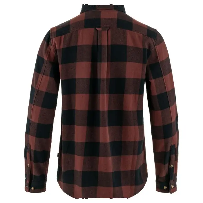 Farbe: 555-352 Dark Navy/Maroon - Övik Heavy Flannel Shirt W