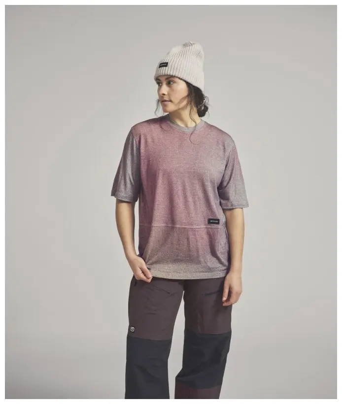 185 Merino Patch Print TS W