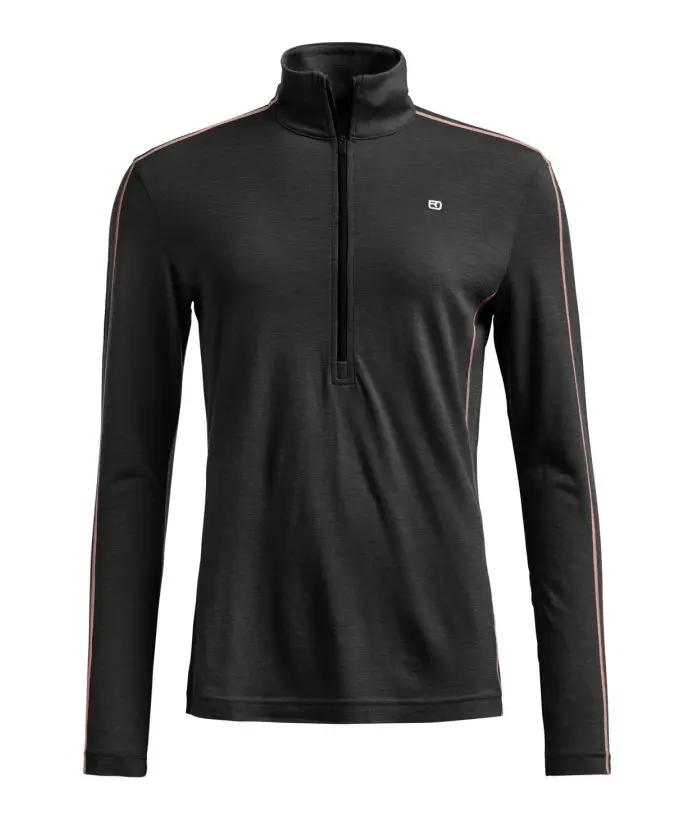 Farbe: Black Raven - 185 Rock´n´Wool Zip Neck W