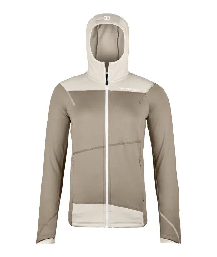 Farbe: grey sand - Fleece Light Hoody W Farbe: grey sand - Fleece Light Hoody W