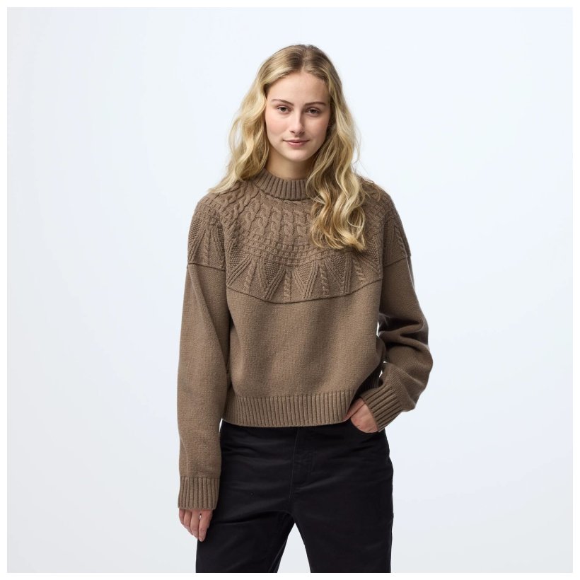 Övik Solid Jacquard Knit W