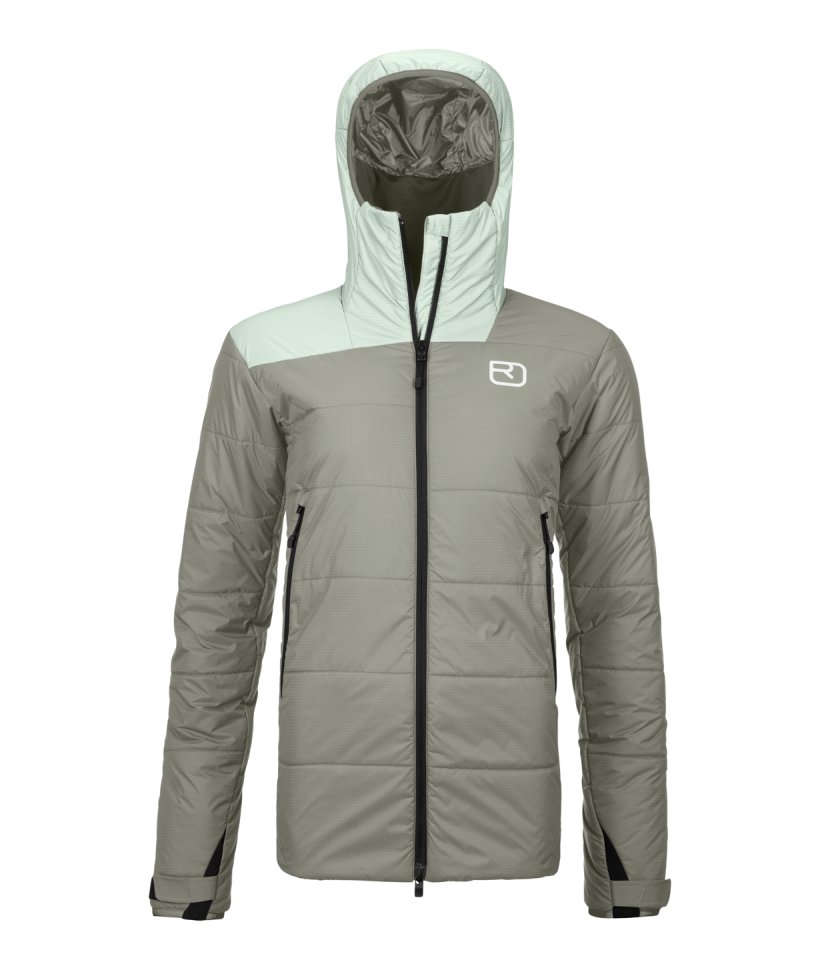 Swisswool Zinal Jacket W Farbe: Green Sage - Swisswool Zinal Jacket W