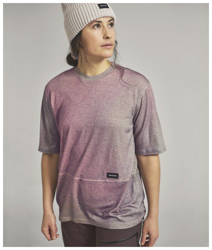 185 Merino Patch Print TS W