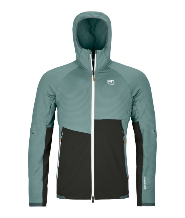 87312-88201-FLEECE_RIB_HOODY_M_arctic_grey-B-01.jpg Farbe: arctic grey - Fleece Rib Hoody M