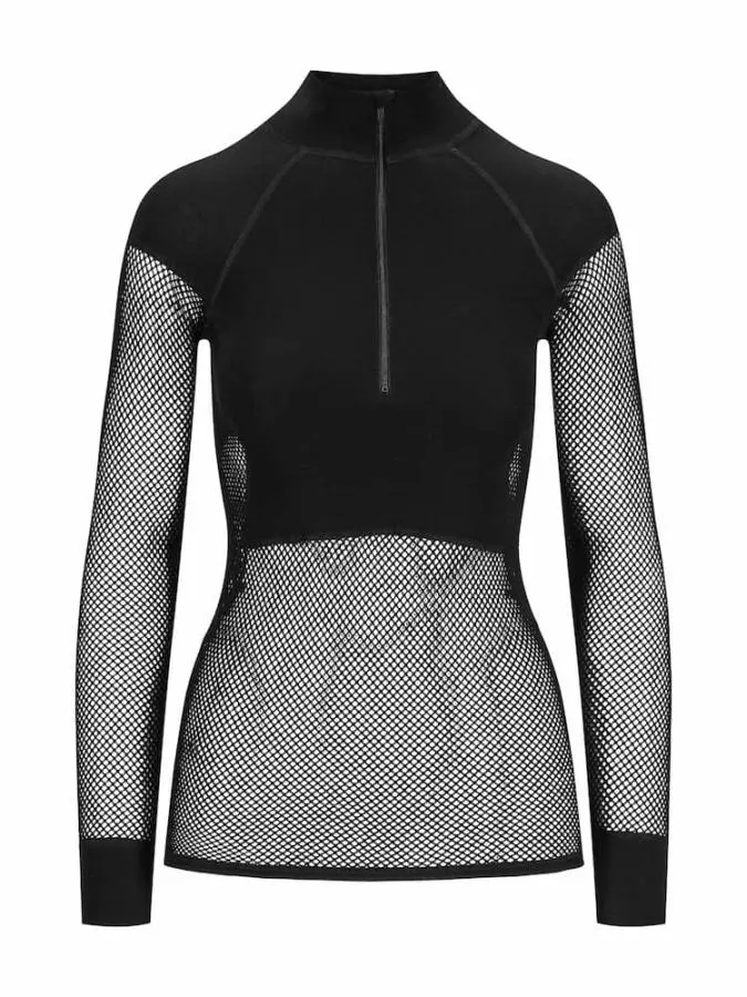 Wool Thermo Zip-polo W´s