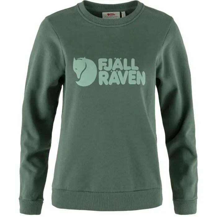 Farbe: 679-674 Deep Patina-Misty Green - Fjällräven Logo Sweater W