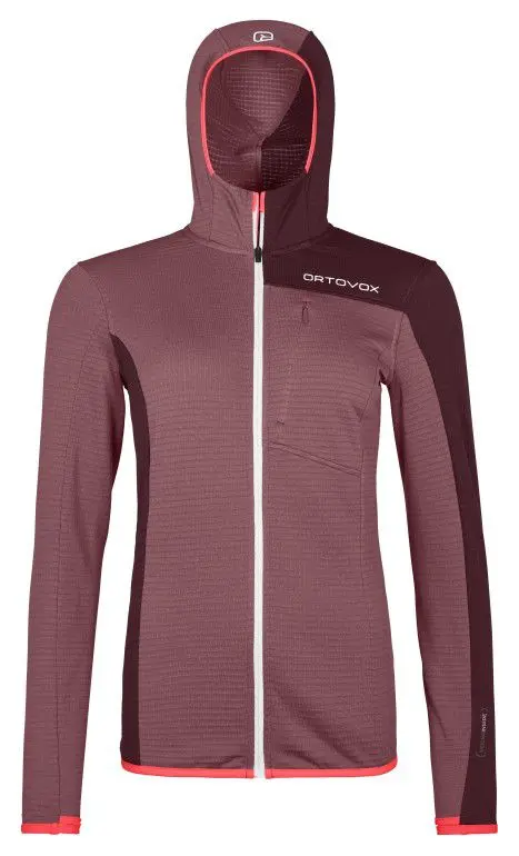 source753788.jpg Farbe: mountain rose - Fleece Light Grid Hooded Jacket W