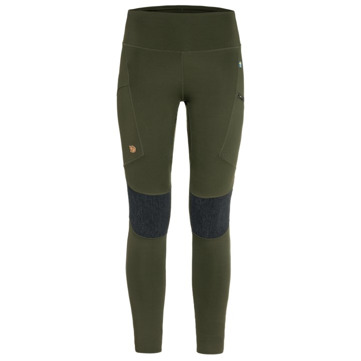Abisko_Trekking_Tights_HD_W_87143-662_A_MAIN_FJR.jpg Farbe: 662 - Deep Forest - Abisko Trekking Tights HD W