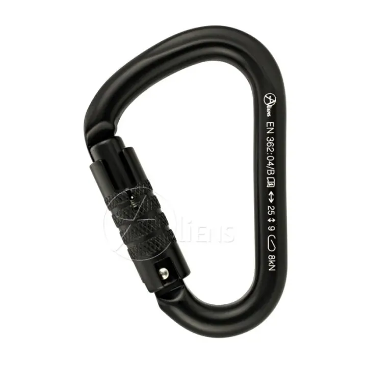 hms-karabiner-aliens-trilock1.jpg Farbe: Schwarz - Alukarabiner HMS Trilock