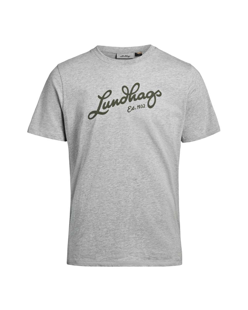 Farbe: Light Grey Melange - Järpen Logo T-Shirt M