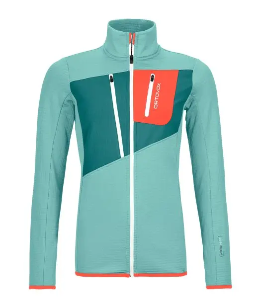 Fleece Grid Jacket W Fleece Grid Jacket W