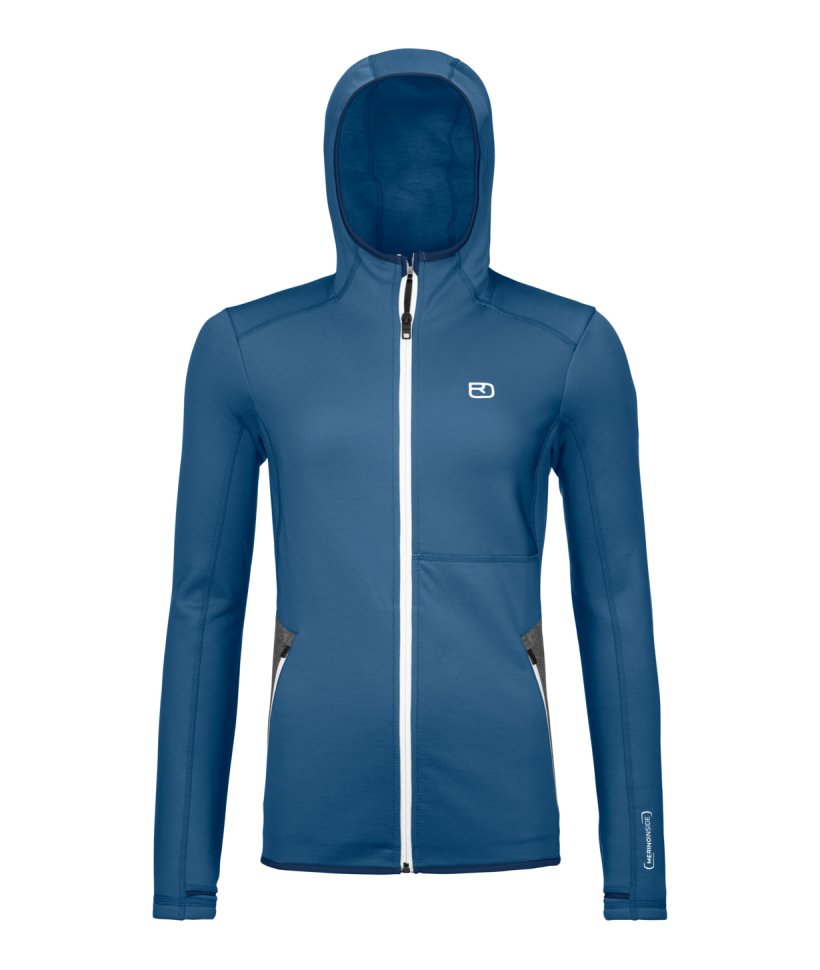 Farbe: Sea Surface - Fleece Hoody W