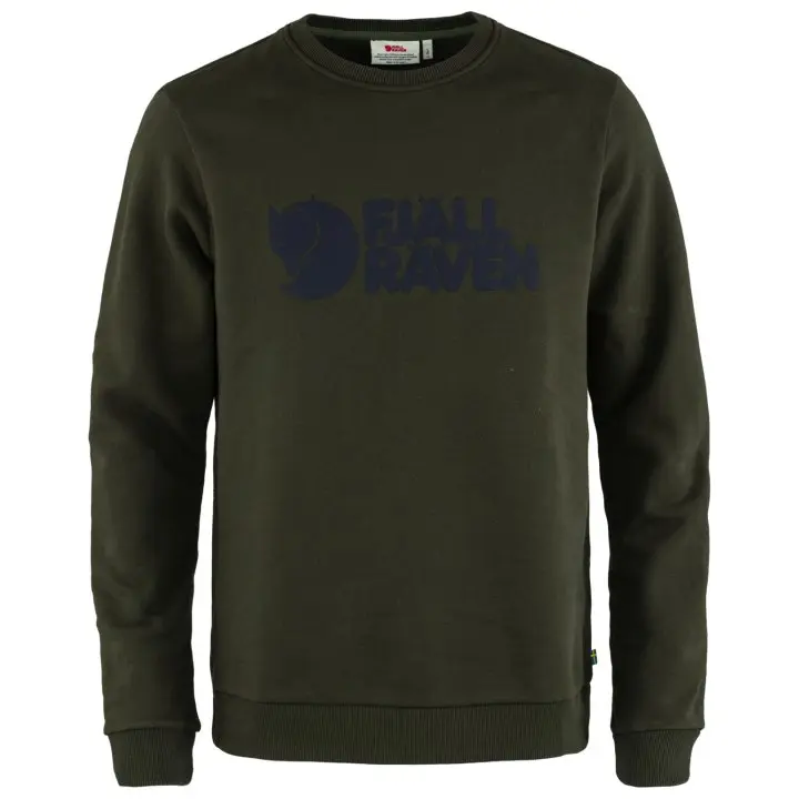 Farbe: Deep Forest - Fjällräven Logo Sweater M