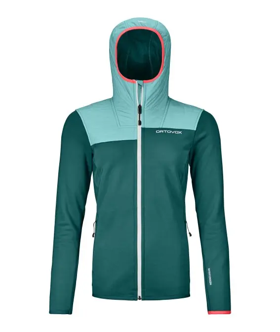 Farbe: pacific green - Fleece Plus Hoody W