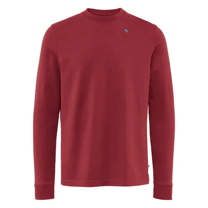 20672M12_Ask LS Tee M's_Dark Russet_001.jpg Ask LS Tee M´s