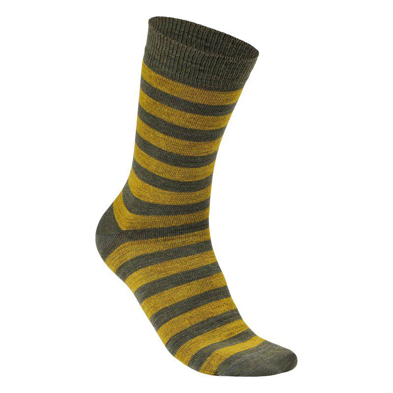 Farbe: 164 - Golden Palm - Wool Sock Stripe