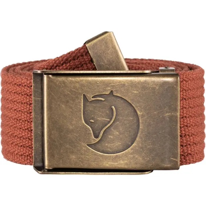 Farbe: 215 Autumn Leaf - Canvas Brass Belt 4 cm