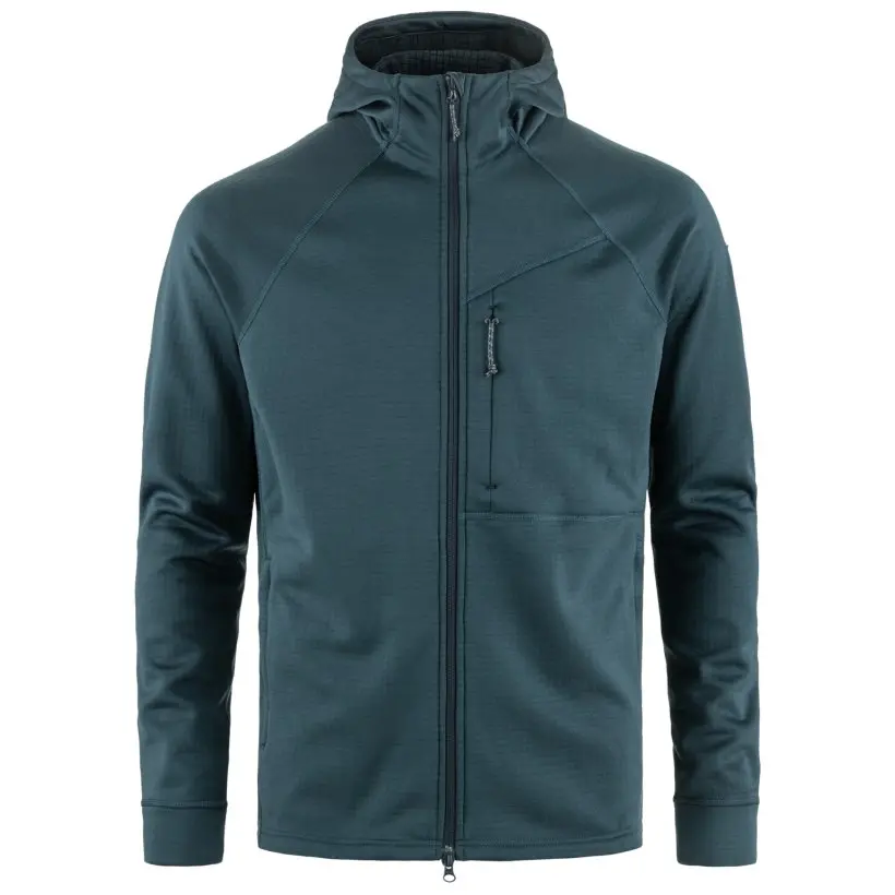 Abisko_Grid_Fleece_Hoodie_M_12600228-570_A_MAIN_FJR.jpg Farbe: 570 - Mountain Blue - Abisko Grid Fleece Hoodie M