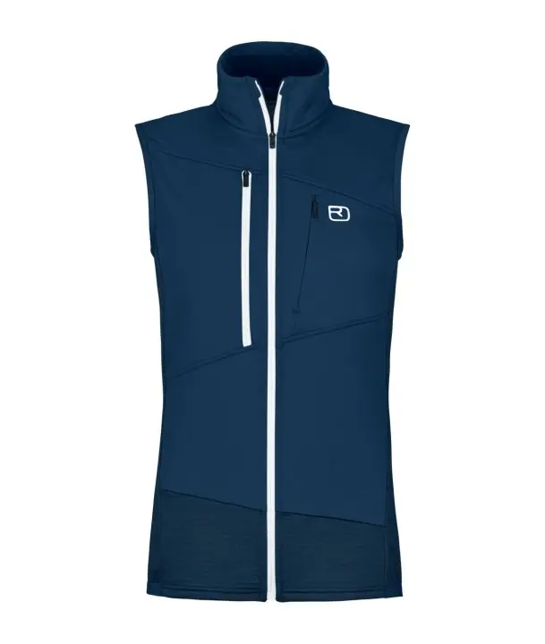 87206-54201-FLEECE_GRID_VEST_W_deep_ocean-B-01.jpg Farbe: blue nunatak - Fleece Grid Vest W