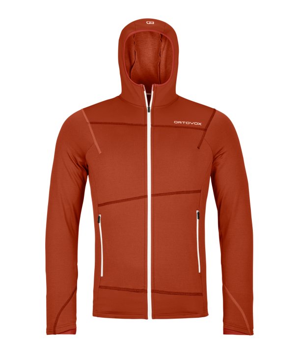 87131-23201-FLEECE_LIGHT_HOODY_M_clay_orange-B-01.jpg Fleece Light Hoody M