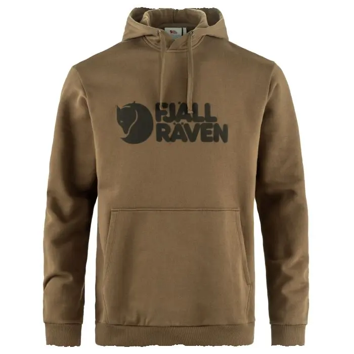 Farbe: Wood Brown - Fjällräven Logo Hoodie M