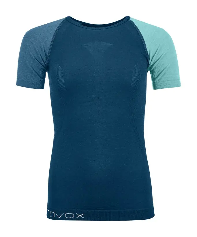 Farbe: petrol blue - 120 Comp Light Short Sleeve W