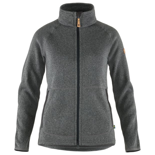 Övik Fleece Zip Sweater W
