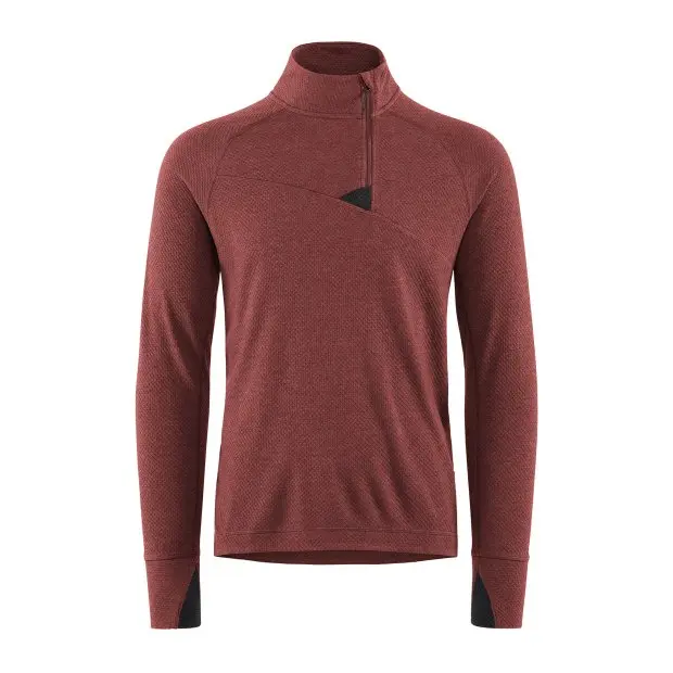 10055_Huge Half Zip Sweater M's_Madder Red_001.jpg Farbe: Madder Red - Huge Half Zip Sweater M´s