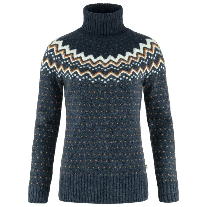 Farbe: 560-555 - Navy/Dark Navy - Övik Knit Roller Neck W