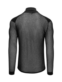 Super Thermo Zip Polo Shirt w/inlay