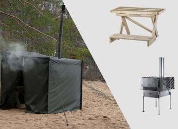 Hiisi 2 Sauna Tent Bundle