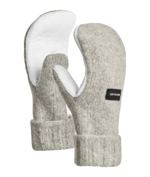 Classic Wool Mitten Leather