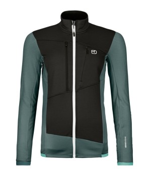 Fleece Grid Jacket W